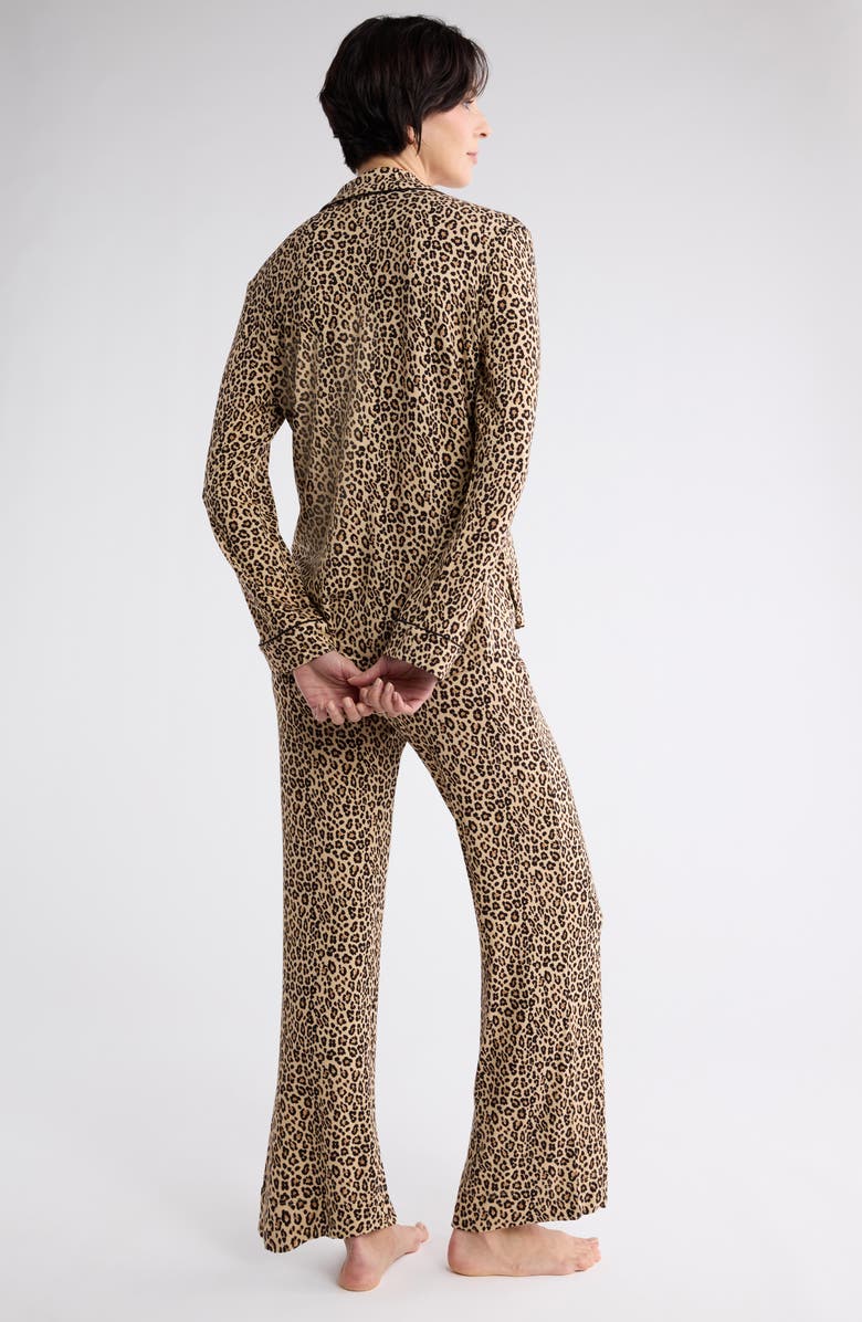 NORDSTROM RACK Tranquility Long Sleeve Shirt & Pants Pajamas, Alternate, color, Beige Sand Animal Multi