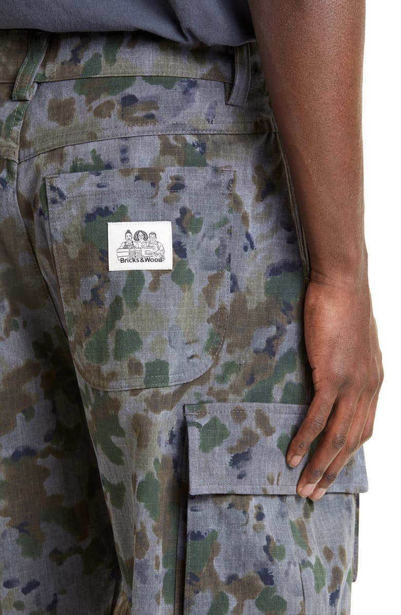 Bricks & Wood Camo Ripstop Cargo Pants, Alternate, color,