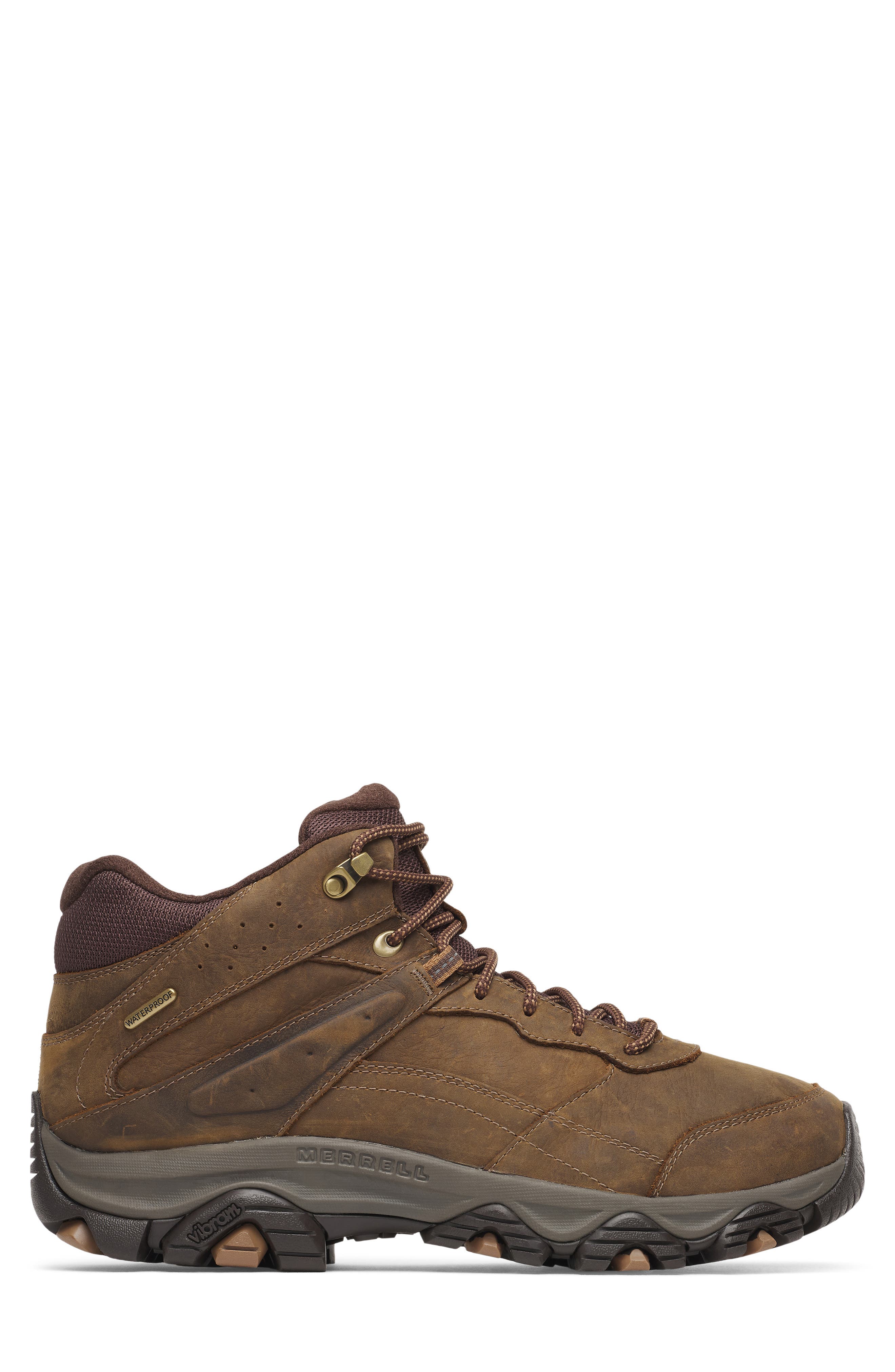 Moab Adventure 3 Mid Waterproof Hiking Boot, Alternate, color, EARTH