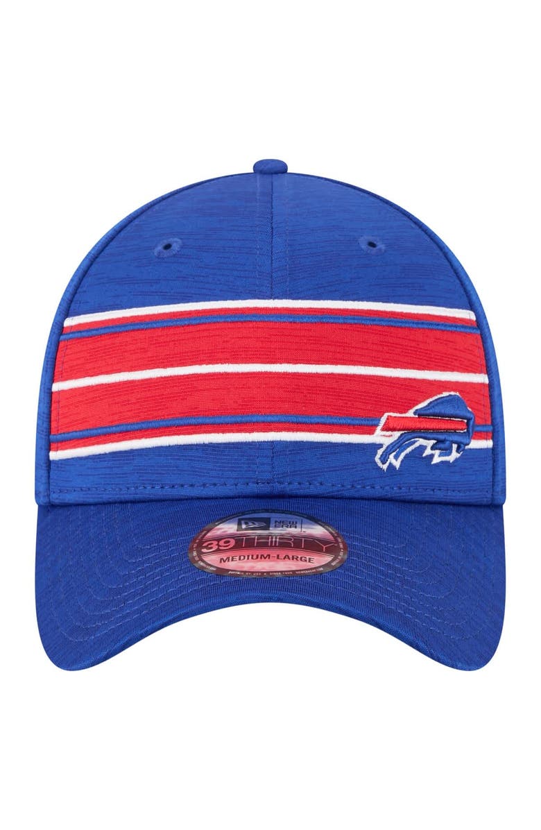 New Era Men's New Era Royal Buffalo Bills Stripes 39THIRTY Flex Hat, Alternate, color, Royal