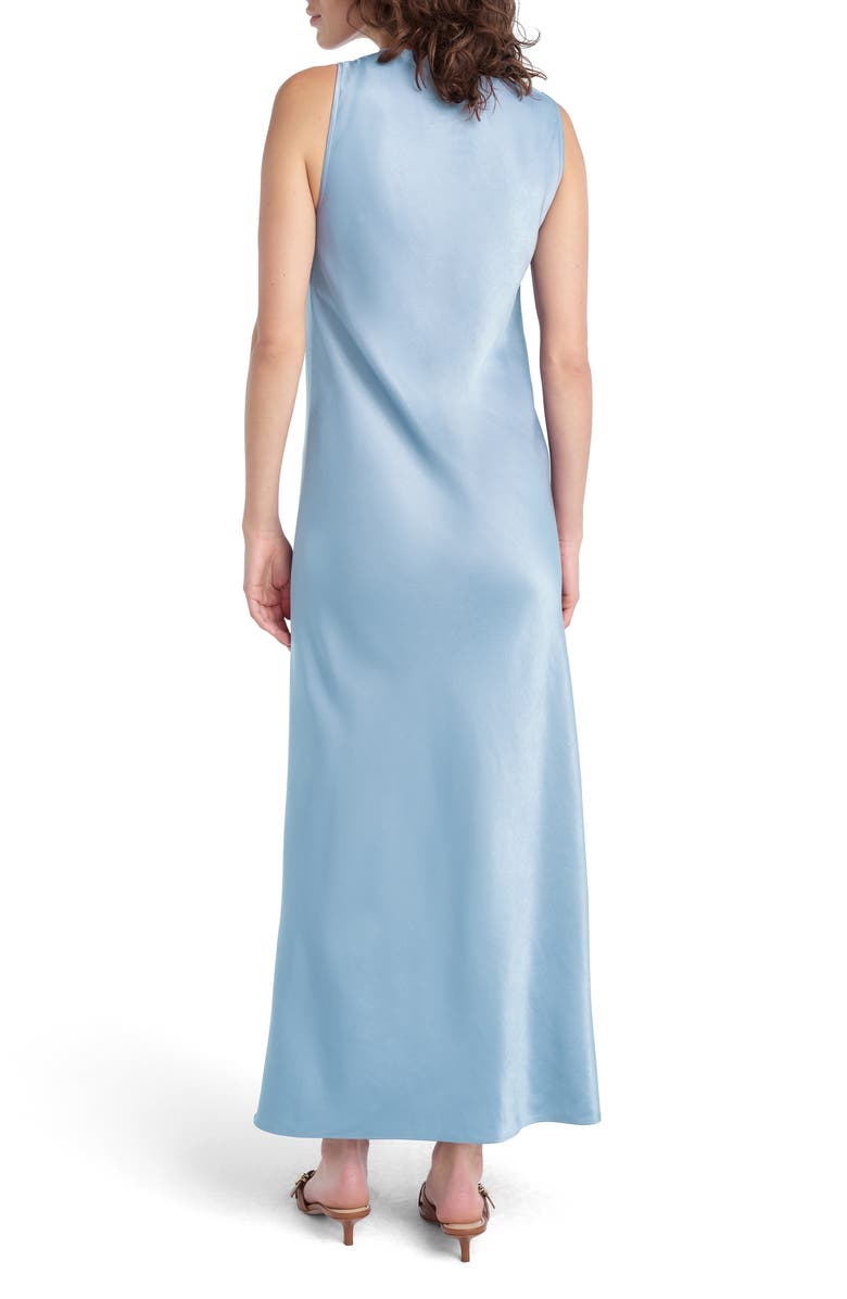 Favorite Daughter The Favorite Satin Column Dress, Alternate, color, Sea Blue