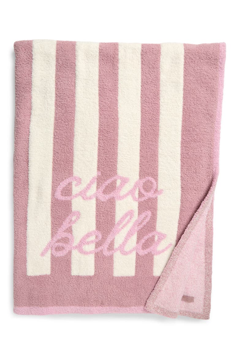 CozyChic© Ciao Bella Throw Blanket, Main, color, ANGEL PINK MULTI