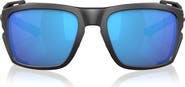 Costa Del Mar King Tide 8 60mm Polarized Rectangular Sunglasses