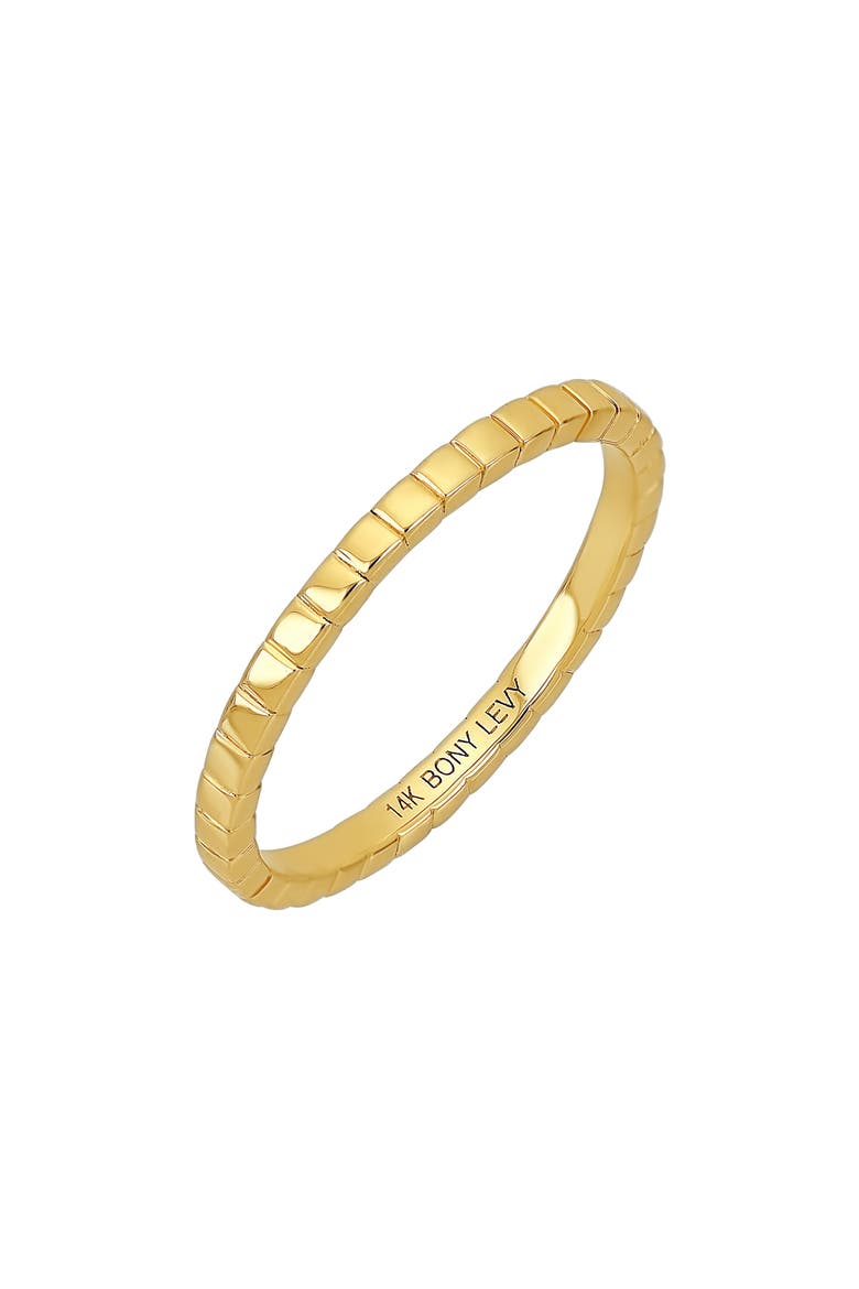 14K Gold Stacking Ring (Nordstrom Exclusive), Main, color, 14K YELLOW GOLD