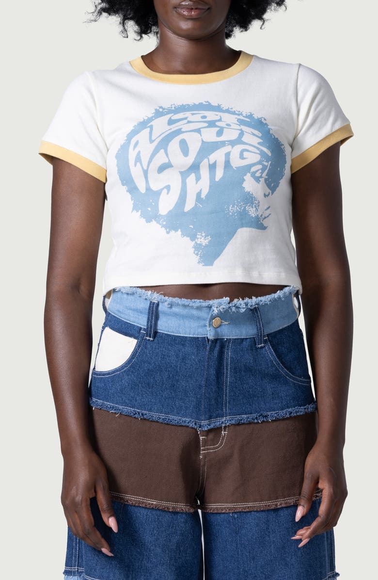 HONOR THE GIFT A Lot of Soul Ringer Graphic T-Shirt, Main, color, 