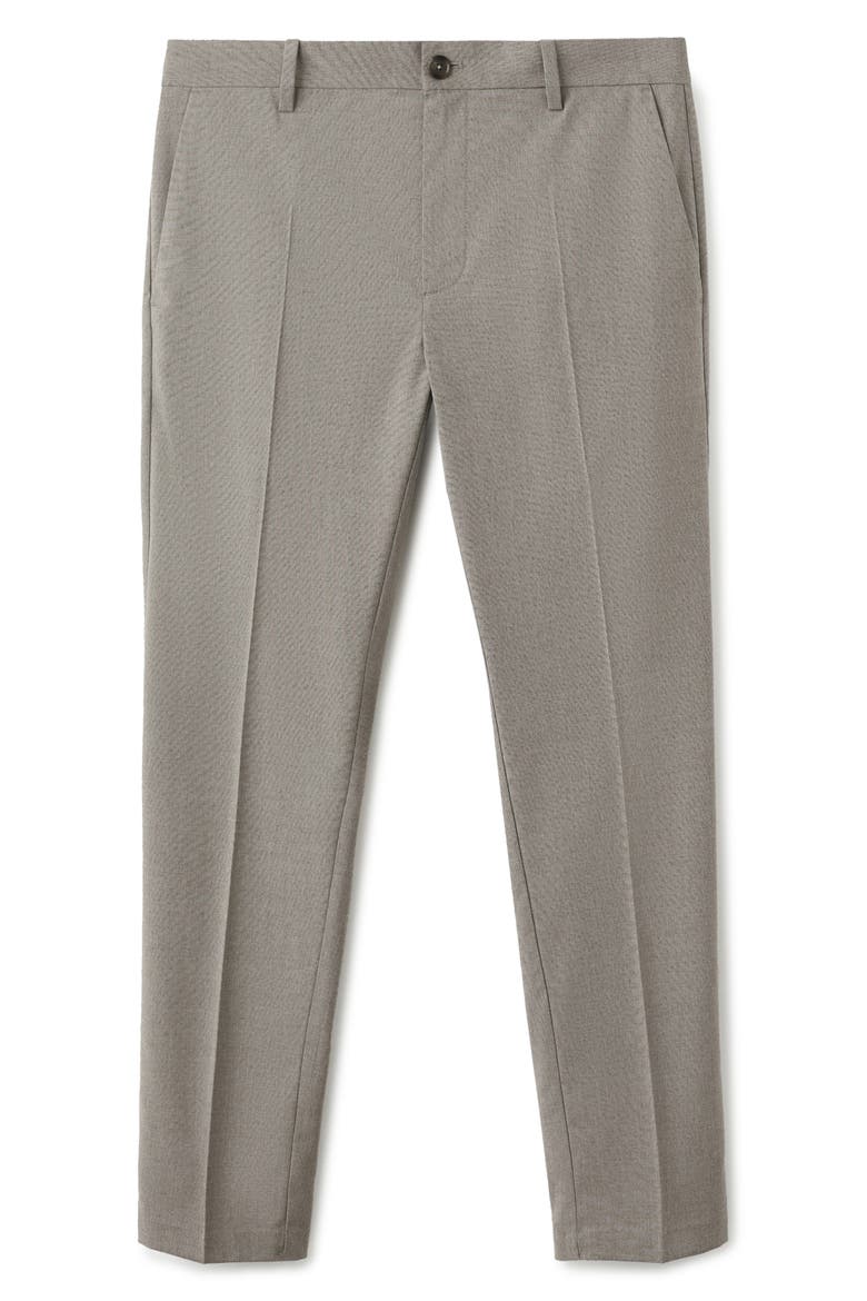 Slim Fit Pleat Front Pants, Alternate, color, BEIGE