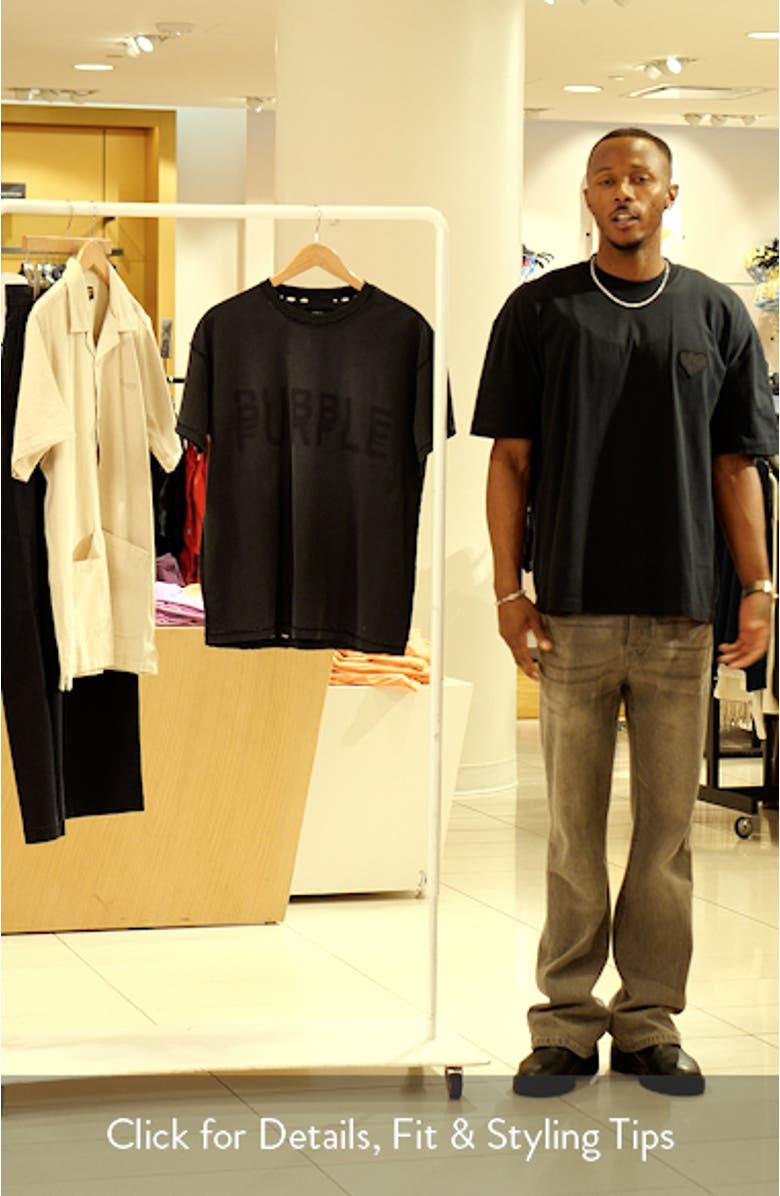 Inside Out Distressed Cotton T-Shirt, sales video thumbnail