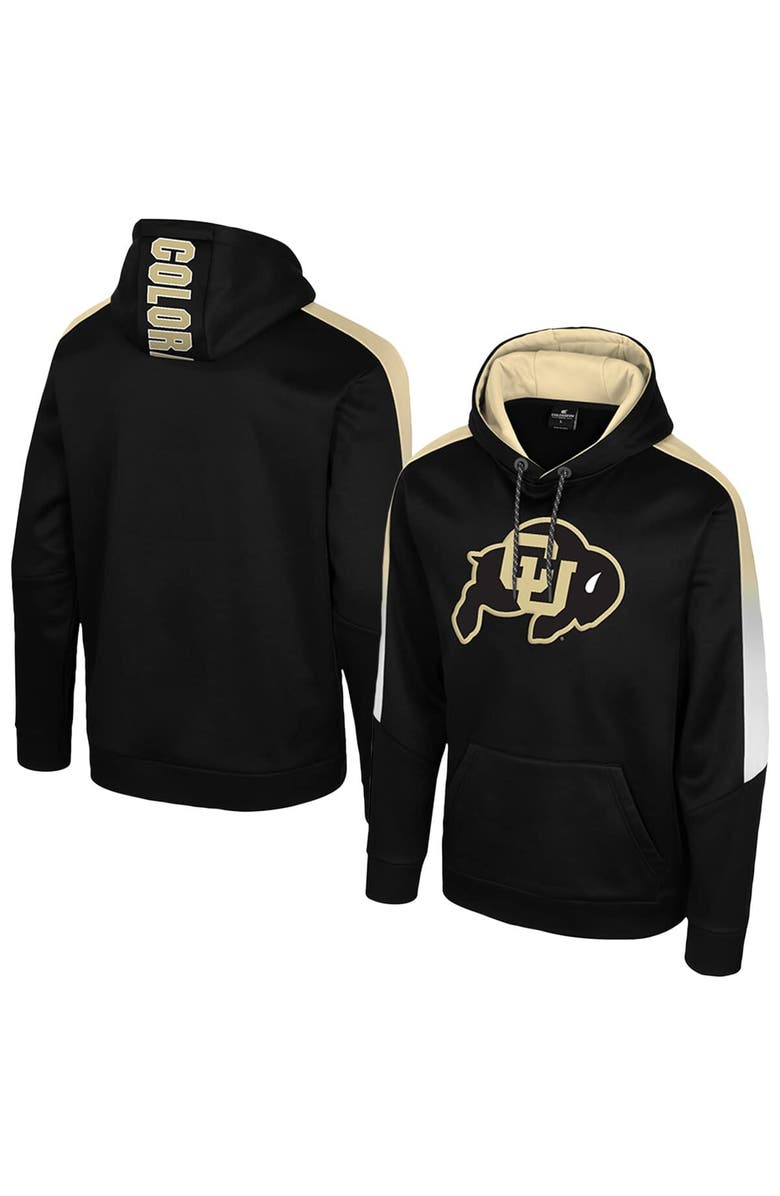 COLOSSEUM Men's Colosseum Black Colorado Buffaloes The Gang Blackout Hoodie, Main, color, Black