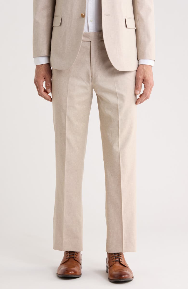 Nautica Suit Pants, Main, color, Tan