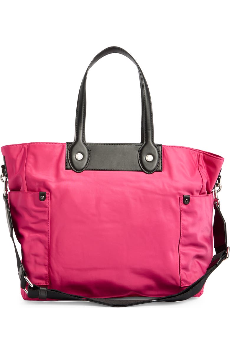 Marc Jacobs Preppy Nylon Baby Bag, Alternate, color, Hot Pink