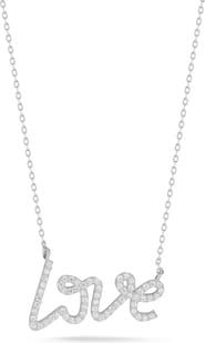 GLAZE JEWELRY Sterling Silver Love Necklace