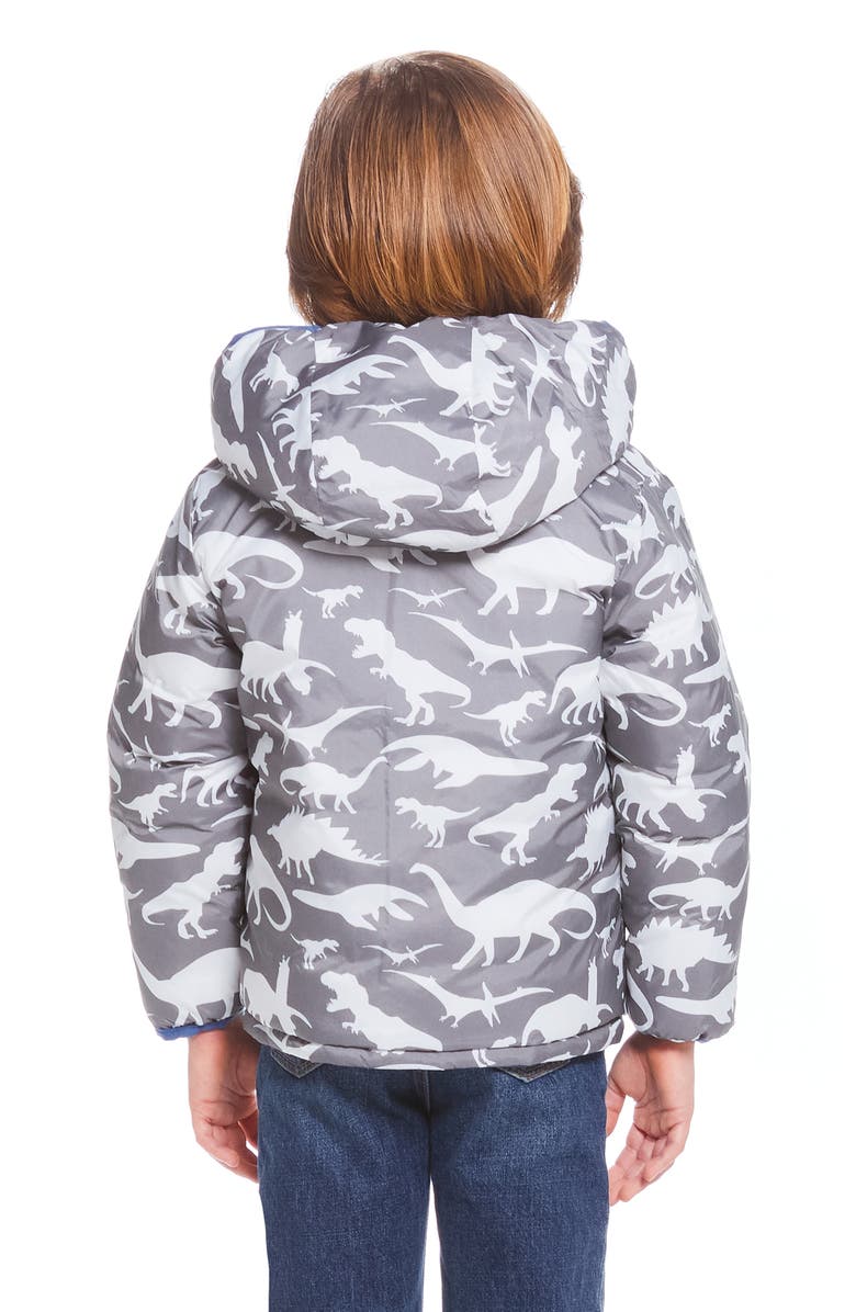 Andy & Evan Kids' Reversible Hooded Puffer Jacket, Alternate, color,