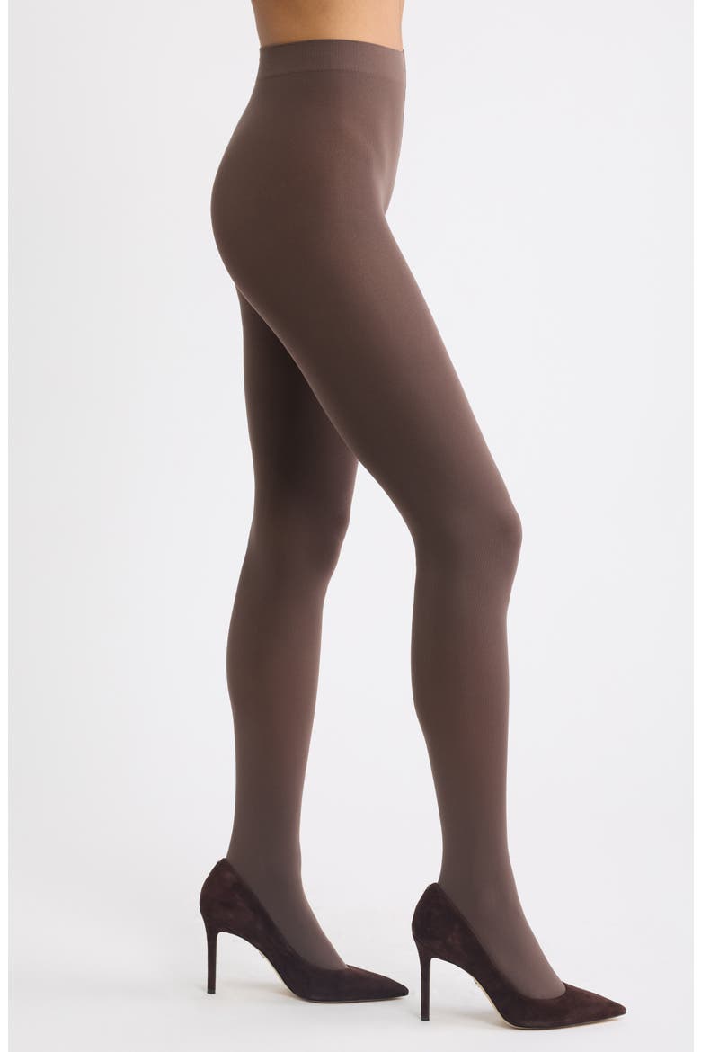 Everyday Assorted 2-Pack Sheer & Opaque Tights, Main, color, BROWN SEAL