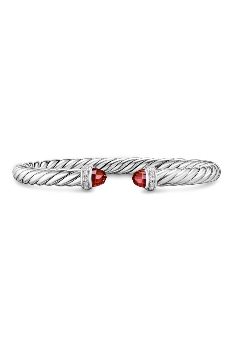 Cable Flex Bracelet, Main, color, RHODOLITE GARNET