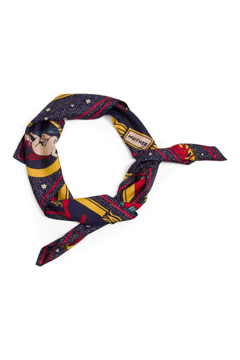 The Scarf It Down Silk Scarf, Alternate, color, COSMOS