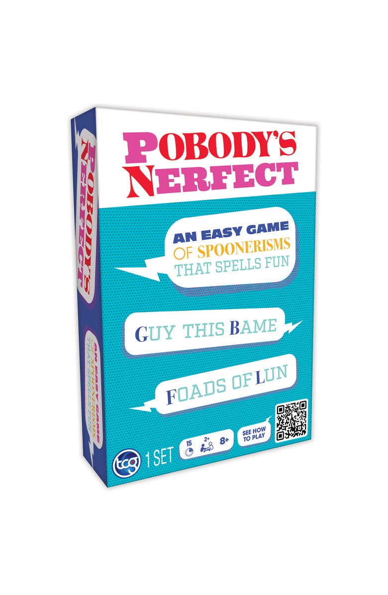 Longshore Pobody
s Nerfect Game Party Game, 300 Cards, Ages 8+, Main, color, Multicolored
