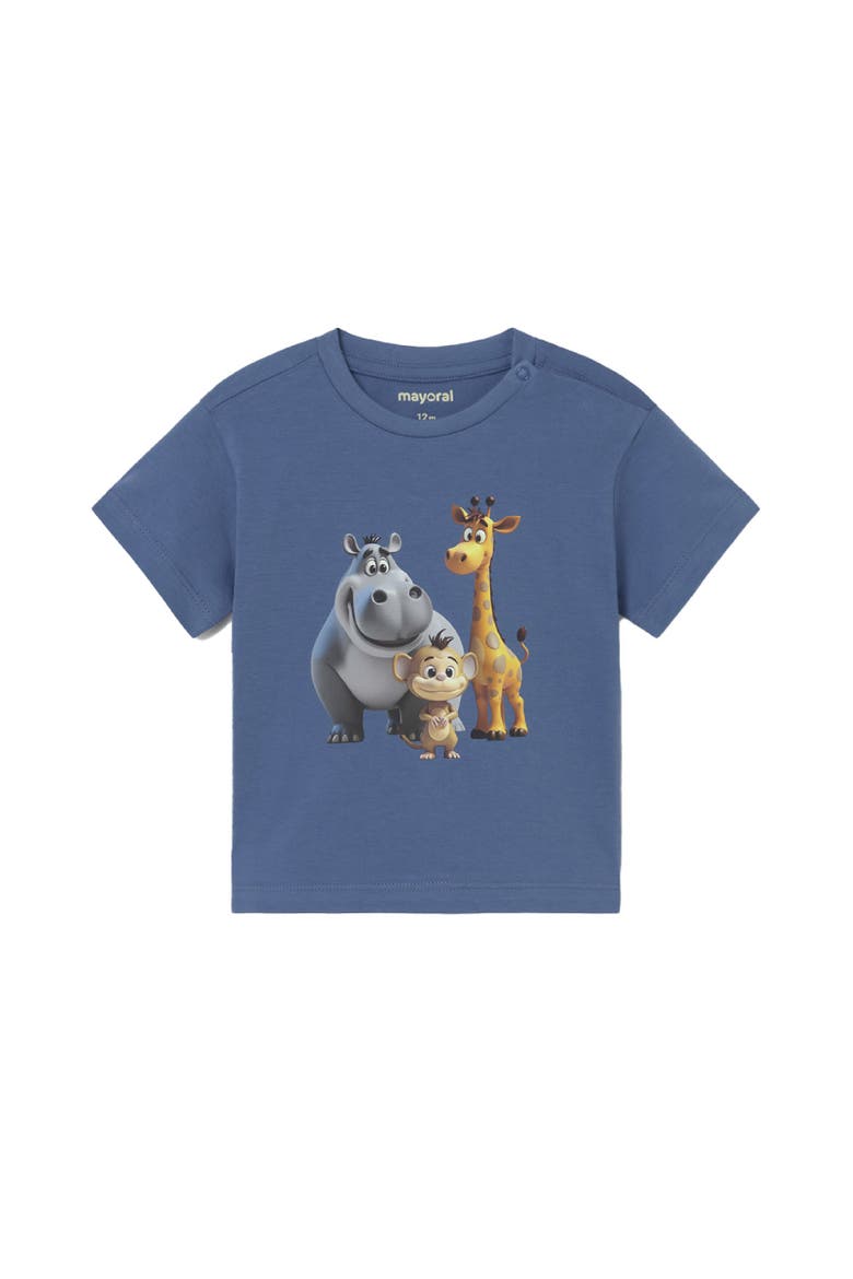 Safari Animals T-Shirt, Main, color, Blue