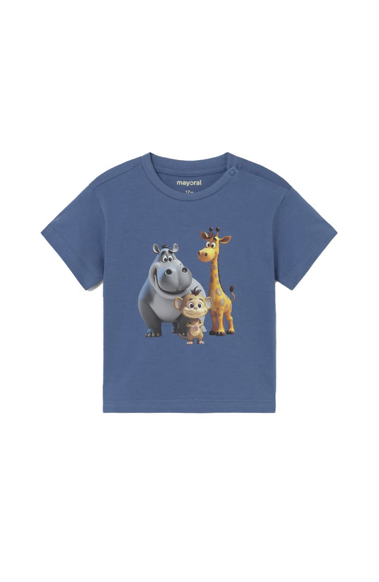 Mayoral Safari Animals T-Shirt, Main, color, Blue