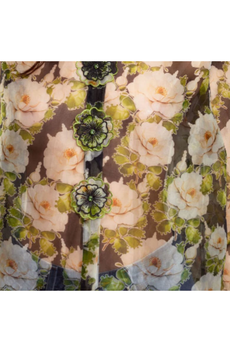 Cynthia Rowley Cornelia Silk Blouse, Alternate, color, 