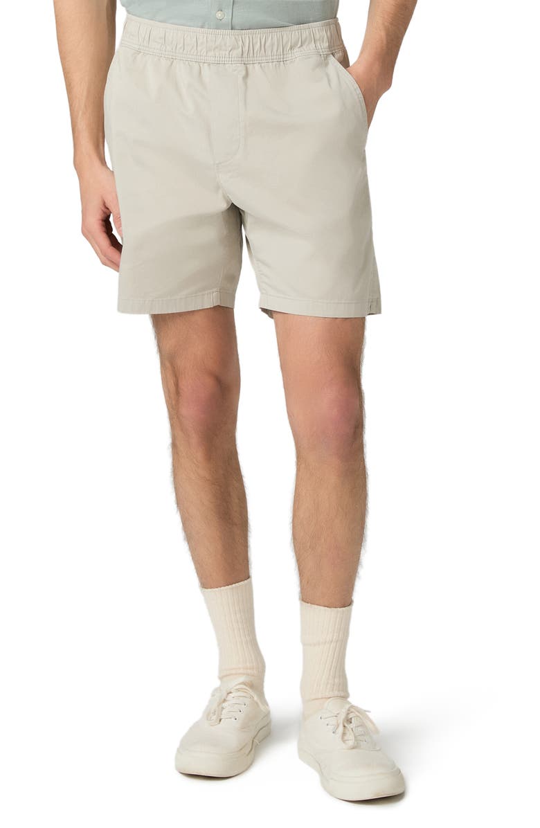 PAIGE Elijah Stretch Cotton Shorts, Main, color, Shallow