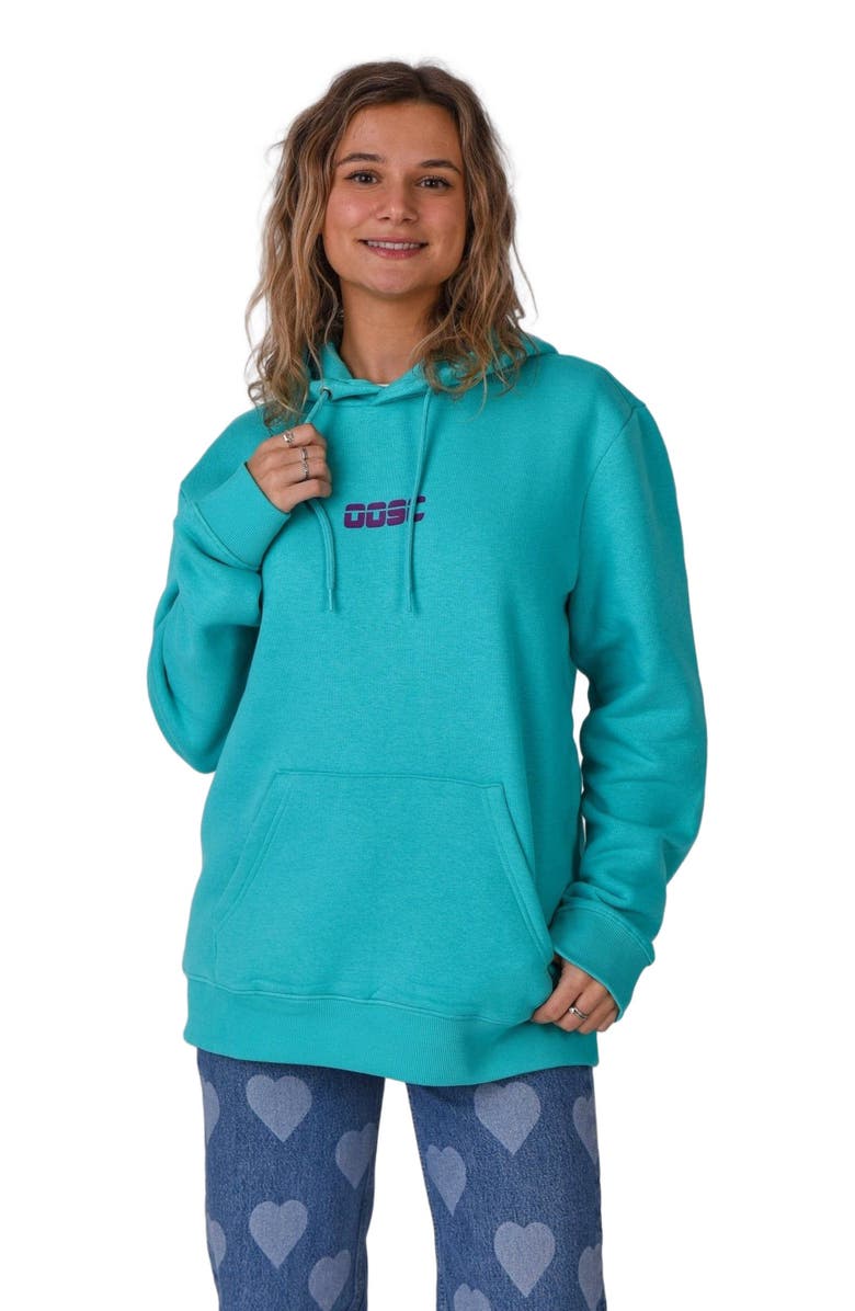 OOSC Retro OOSC Hoodie - Aqua, Alternate, color, Aqua