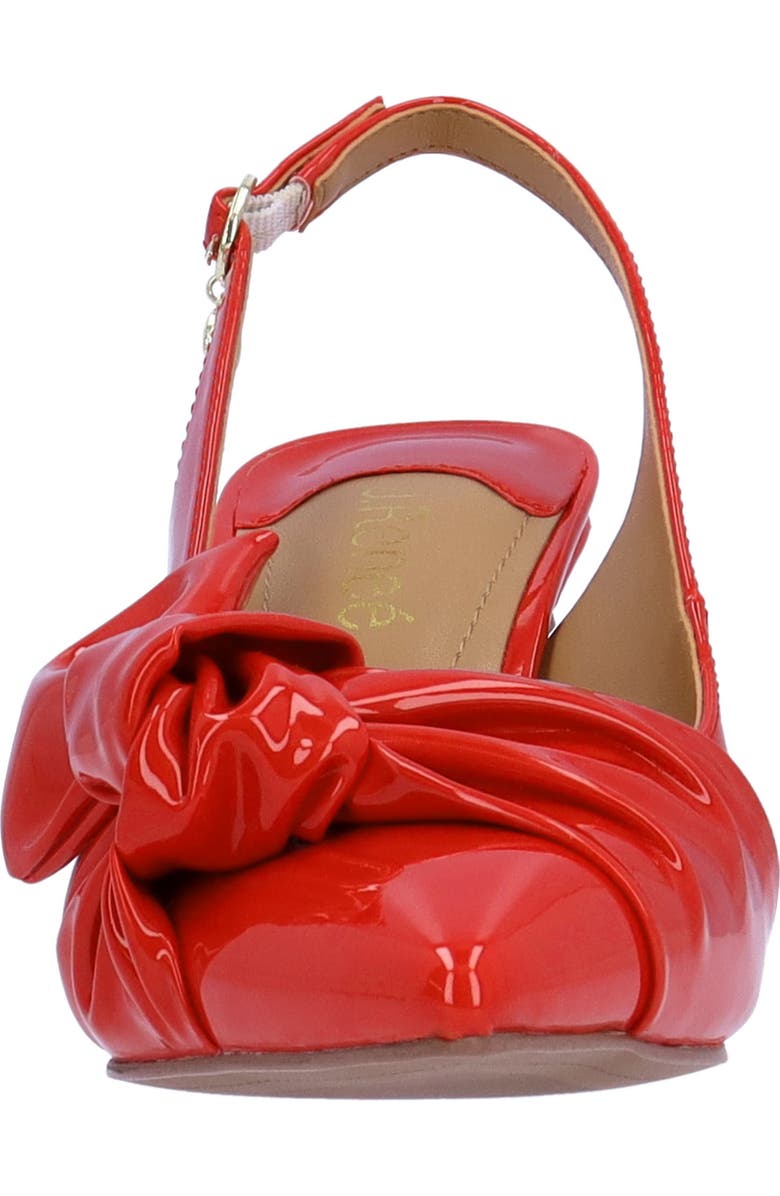 J. Reneé Lenore Pointed Toe Slingback Pump, Alternate, color, Red