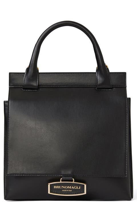Etta Slim Leather Satchel