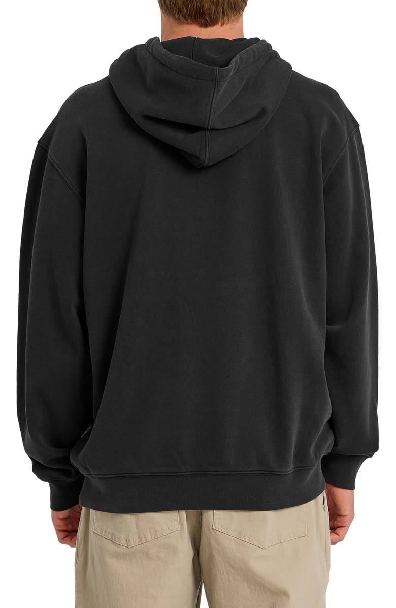 Quiksilver Saltwater Oversize Pullover Hoodie, Alternate, color, Anthracite
