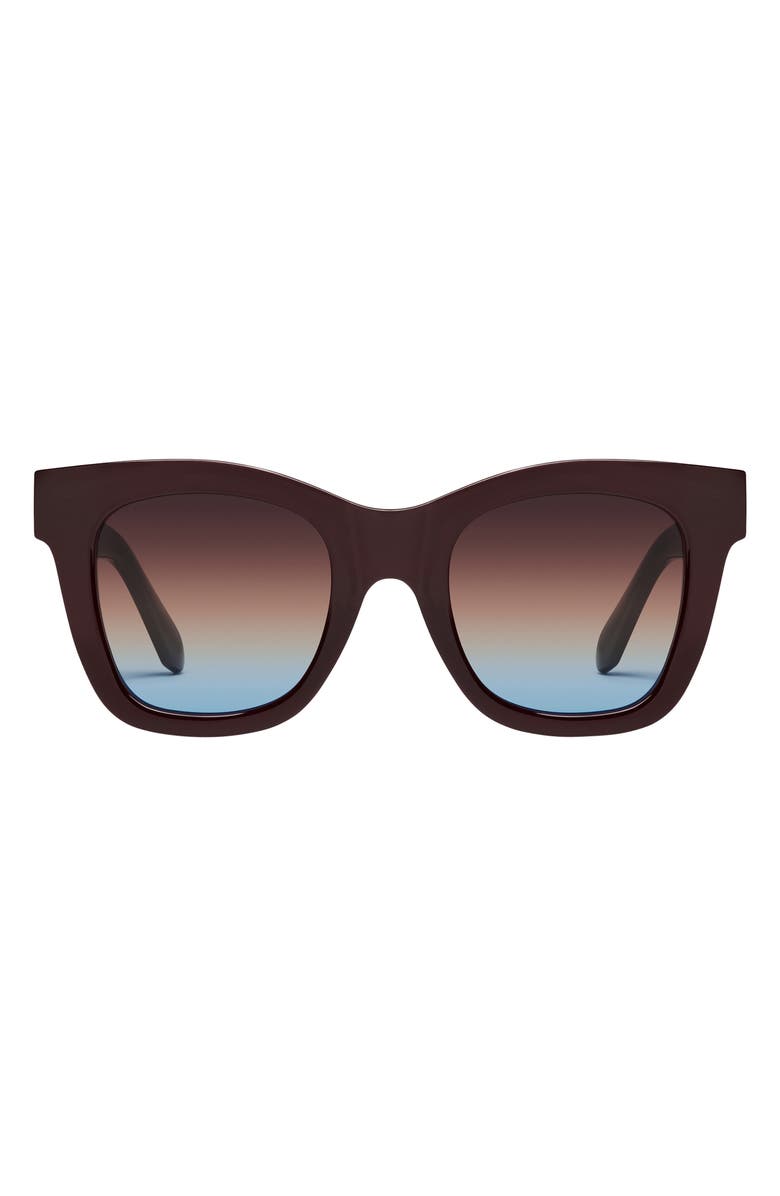 QUAY After Hours 51mm Square Sunglasses, Main, color, Ch/Brnbl