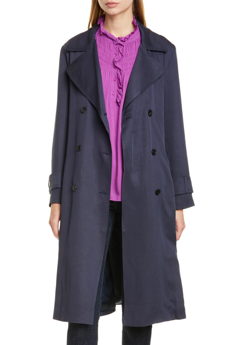ba&sh Zurich Trench Coat, Main, color,