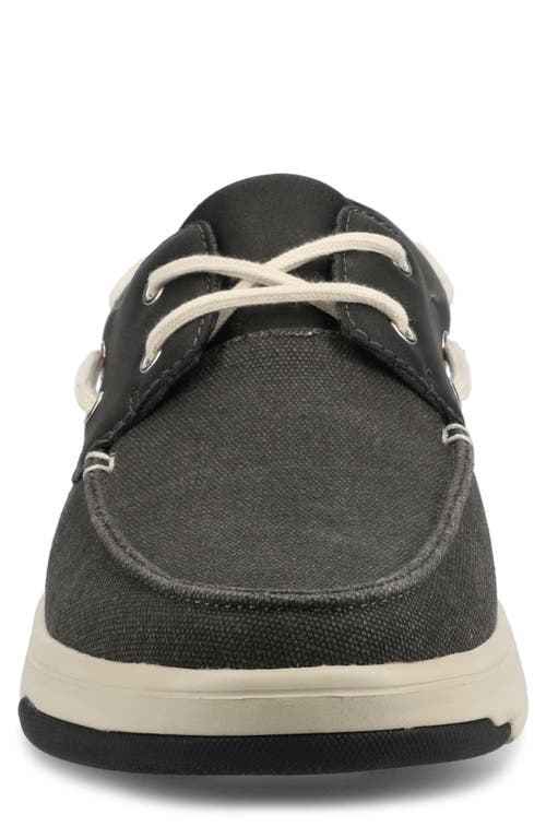 Vance Co. Vance Co Catamaran Boat Shoe In Black