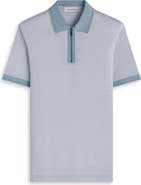 Bugatchi Quarter Zip Polo