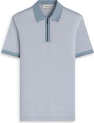 Bugatchi Quarter Zip Polo