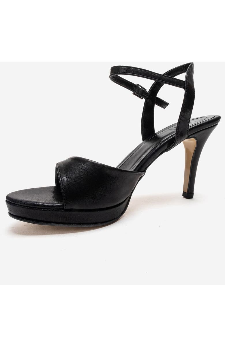 Prologue Shoes Poise Stiletto Sandal, Alternate, color, Black