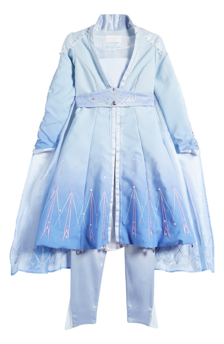 A Leading Role x Disney Kids' Frozen II Premium Edition Elsa Costume, Main, color,