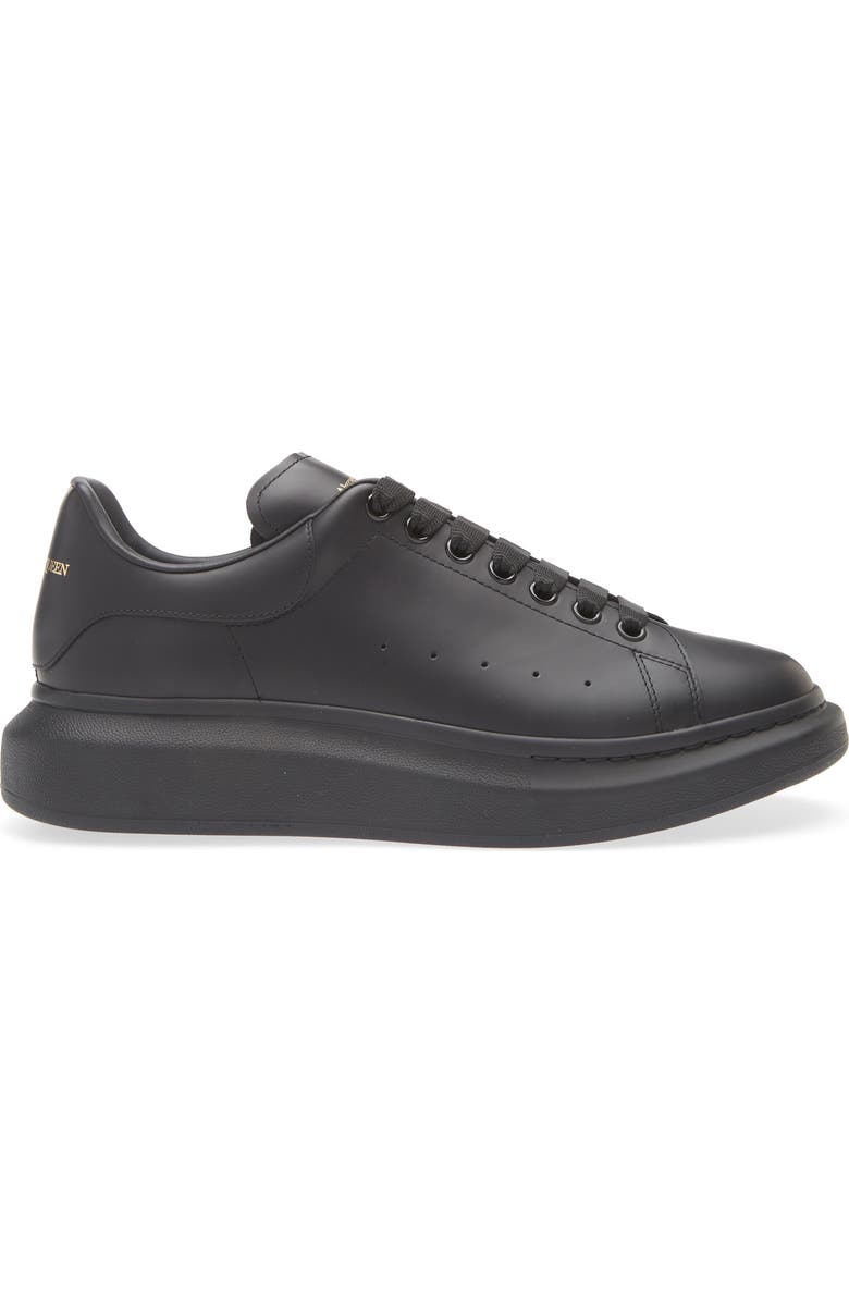 McQueen Oversized Sneaker, Alternate, color, Black/ Black