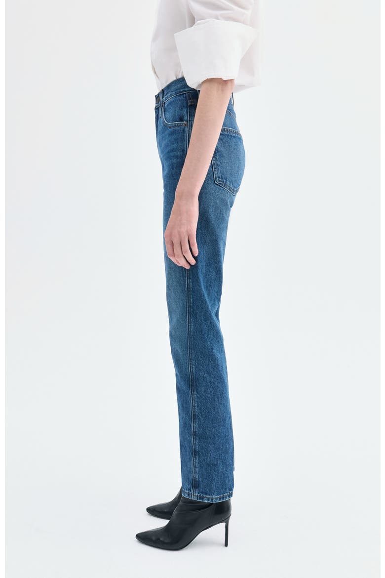 High Rise Jean in Denim, Alternate, color, Indigo