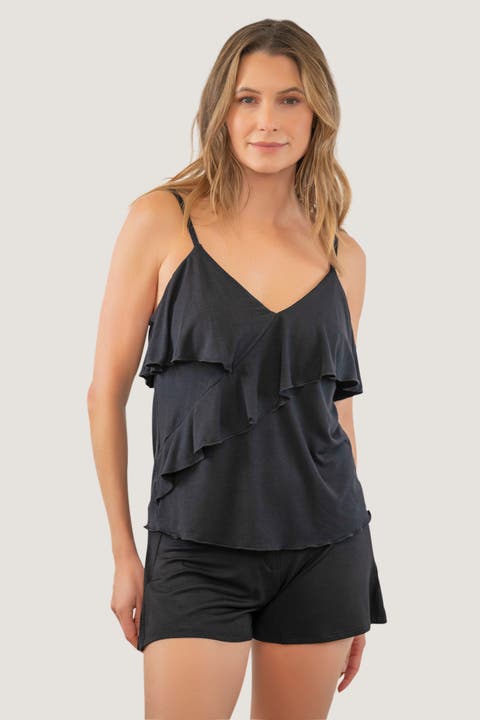 Frill Seeker Ruffle Lounge Top