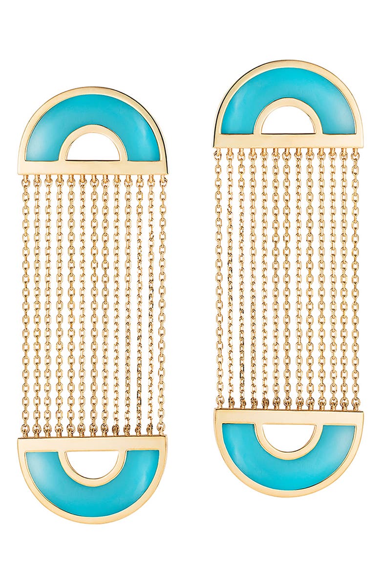 NeverNoT Grab 'n' Go Ready 2 Smile Drop Earrings, Main, color, Blue Blue