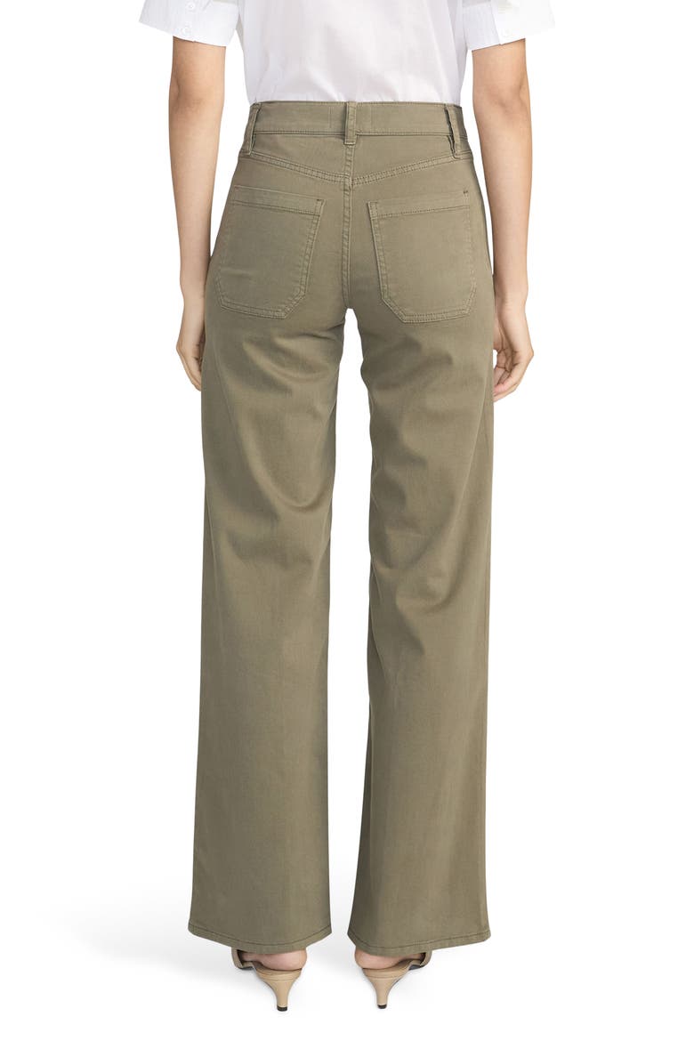 Le Slim Modernist Pocket Palazzo Jeans, Alternate, color, GRASSHOPPER