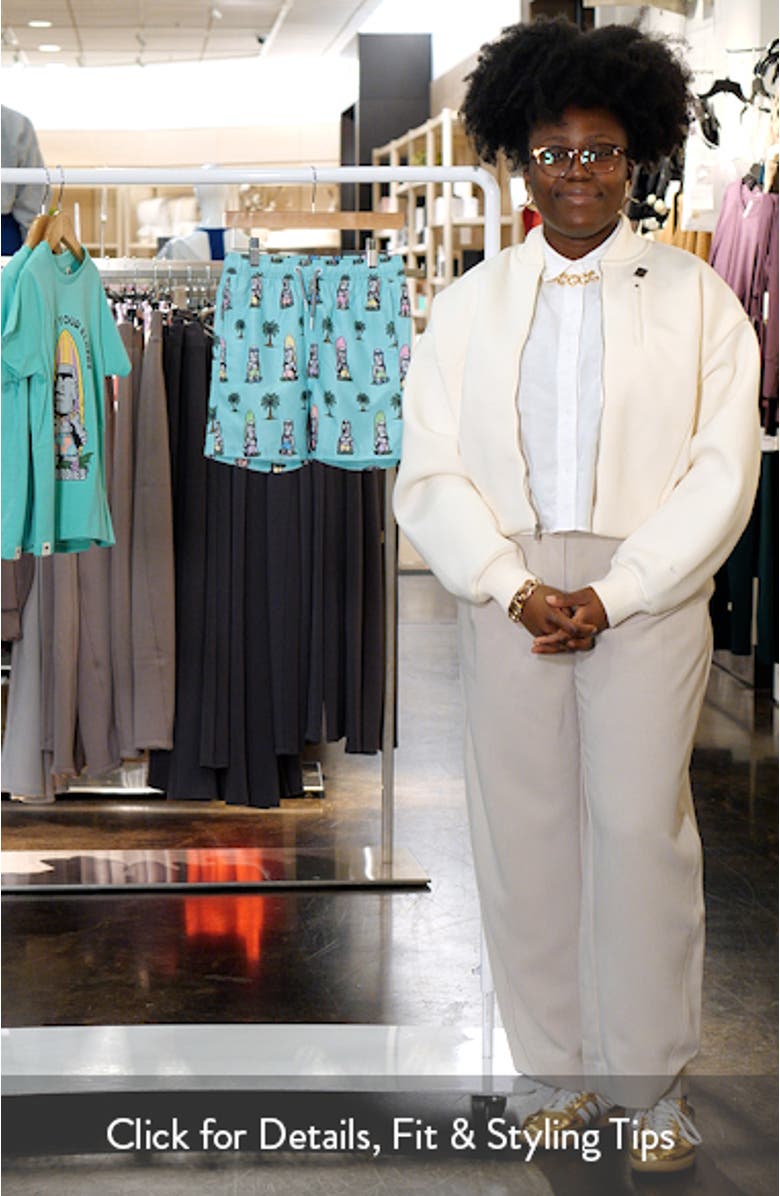 Kids' Island Elders Print Swim Trunks, sales video thumbnail