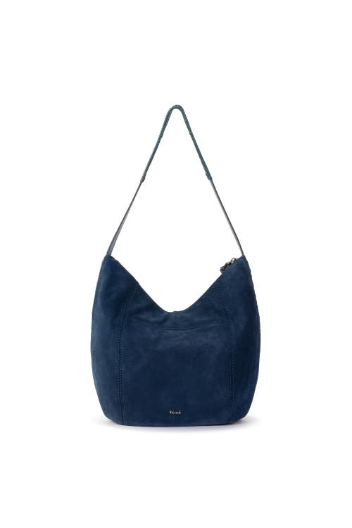 The Sak Sequoia Hobo Leather Bag In Blue