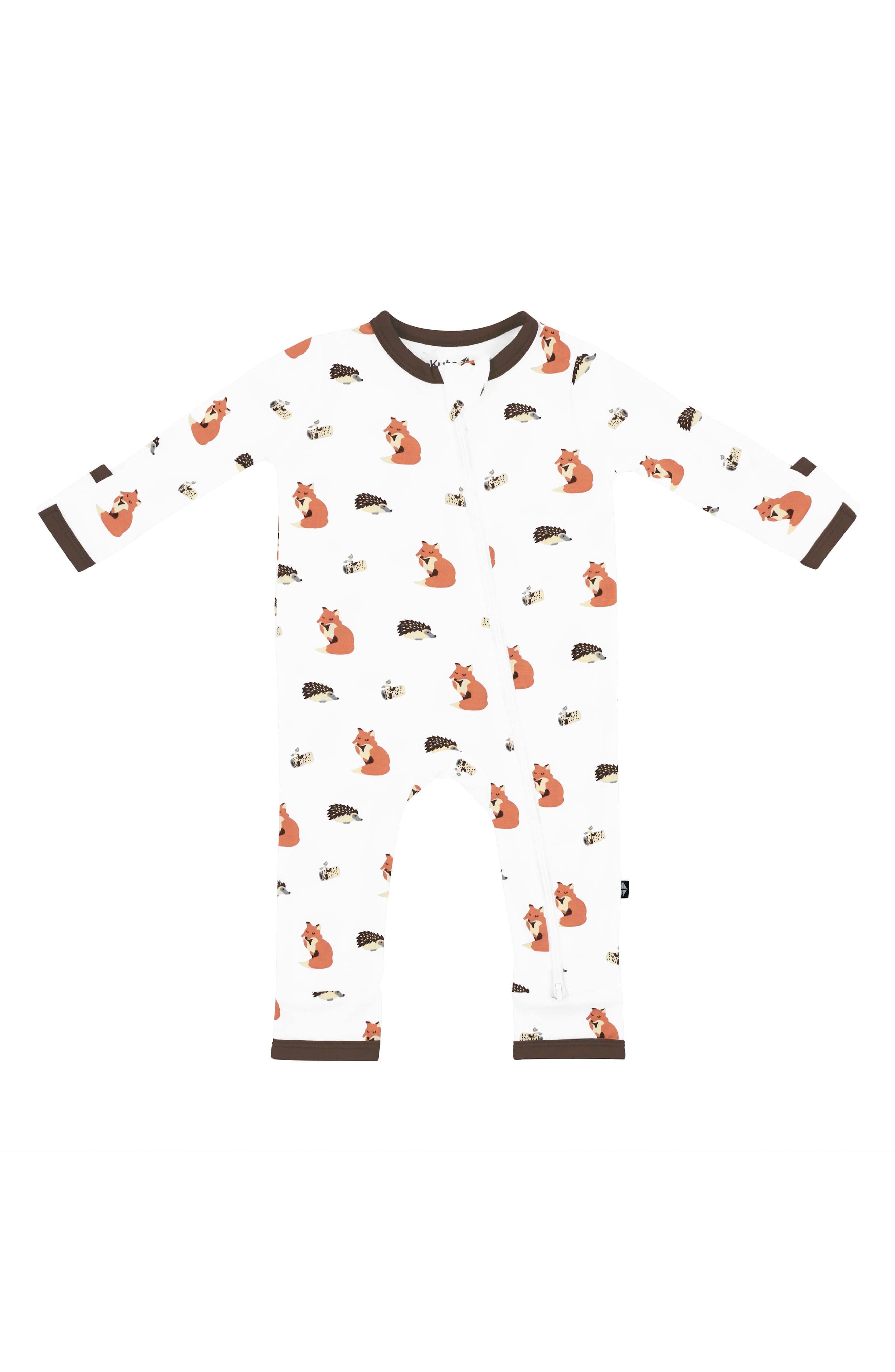 Kyte BABY Sienna Woodland Full Zip Romper