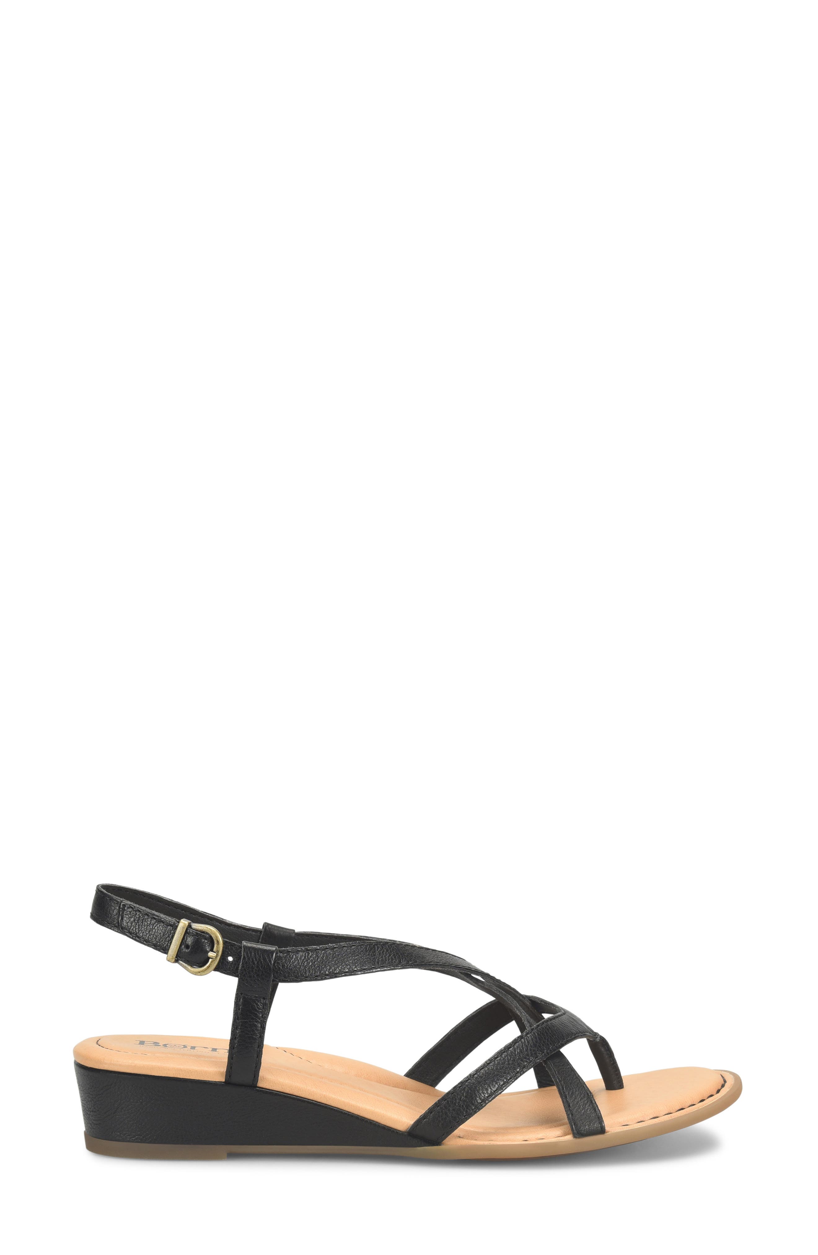 Børn Sibyl Slingback Wedge Sandal, Alternate, color, 