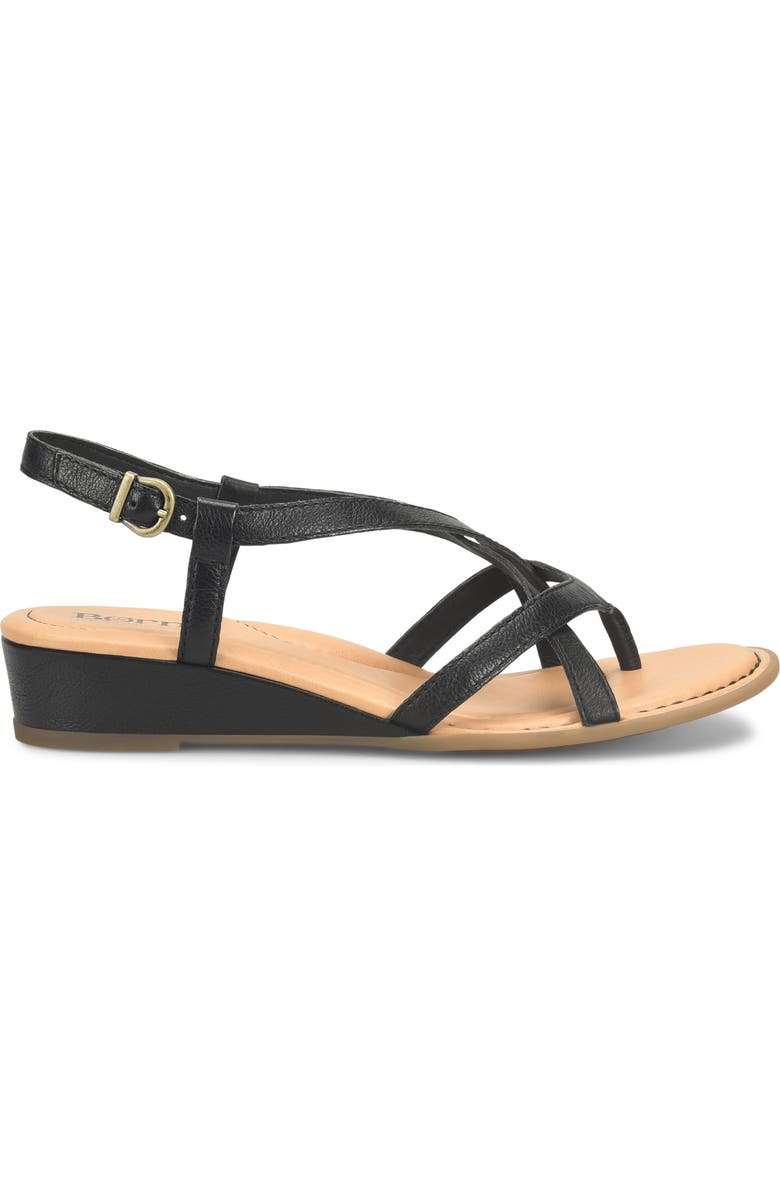 Børn Sibyl Slingback Wedge Sandal, Alternate, color,