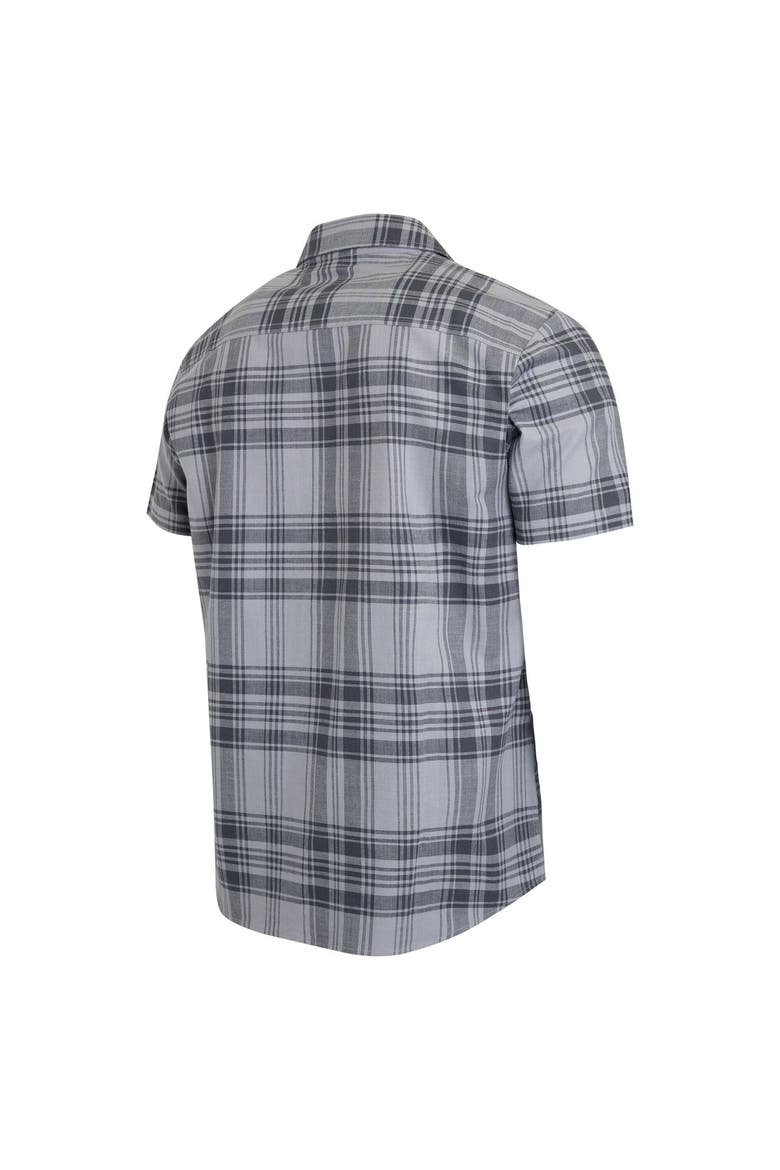 Men's Darius Rucker Collection by Fanatics Gray Las Vegas Raiders Woven Short Sleeve Button-Up Shirt, Alternate, color, Gray