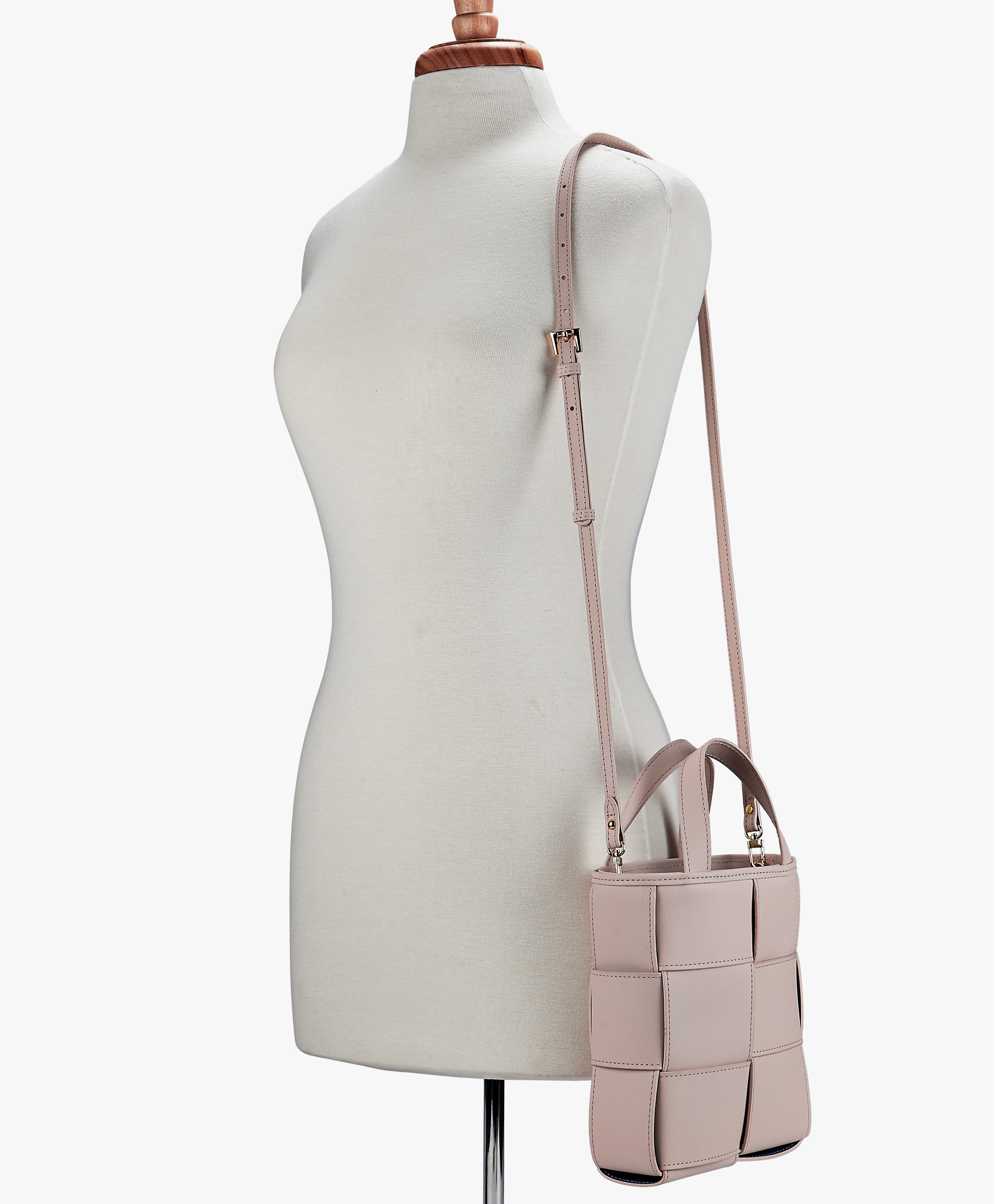 GiGi New York Chloe Mini Shopper, Alternate, color, Nude
