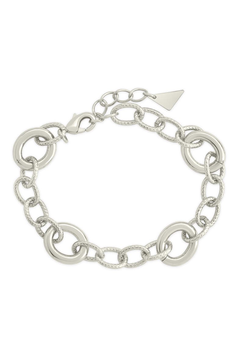 Carter Chain Bracelet, Main, color, SILVER