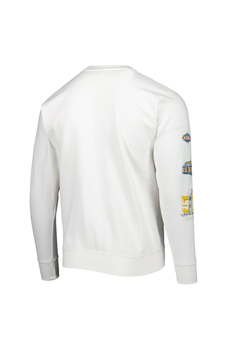 Mitchell & Ness Men's Mitchell & Ness White Denver Broncos Rings VIP Champions Pullover Sweater, Alternate, color, 