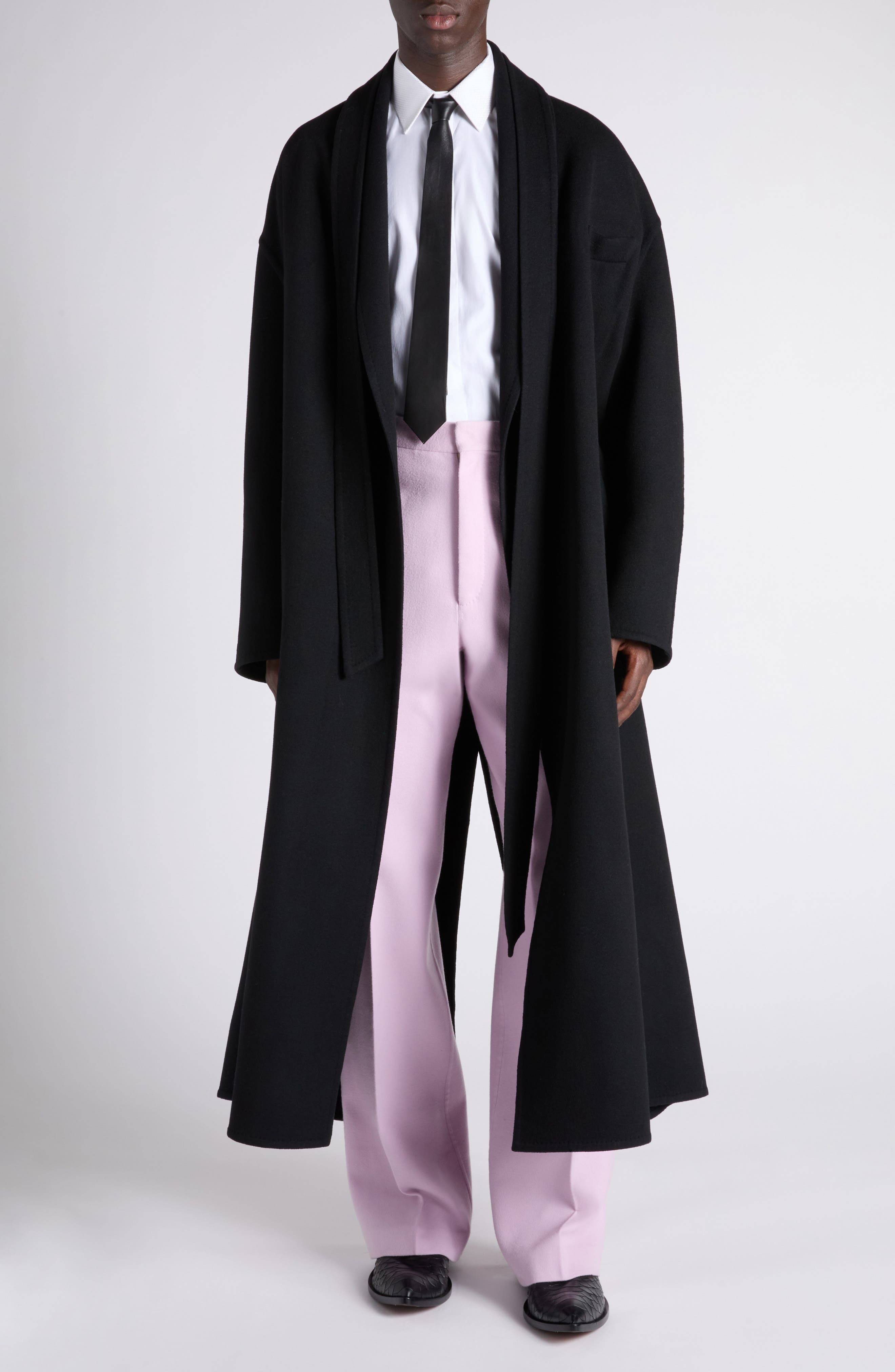 Double Splittable Light Wool Trousers - image 2